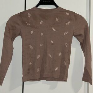 ZARA KIDS Fall Leaves Long-Sleeve